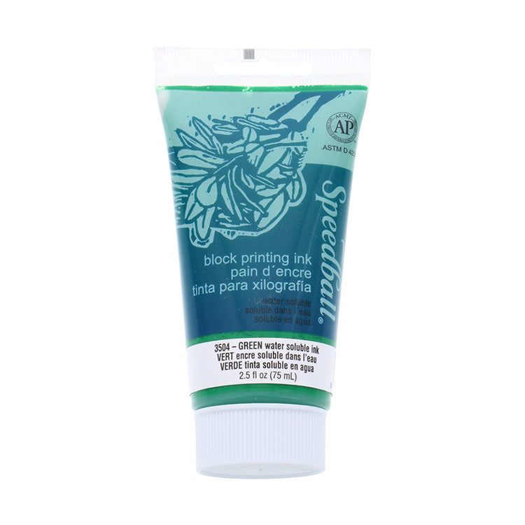 Speedball Block Ink Water Soluble 2.5oz Green
