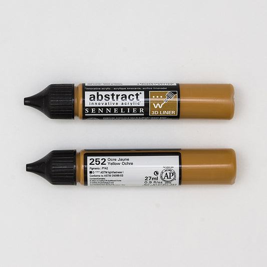 Sennelier Abstract Acrylic Liner 27ml Yellow Ochre