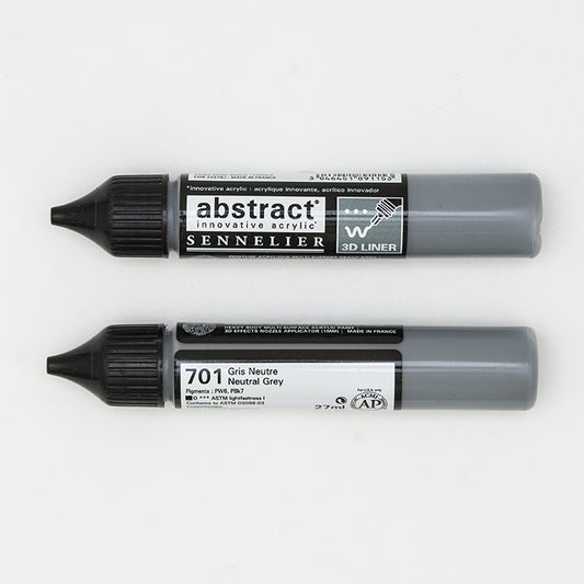 Sennelier Abstract Acrylic Liner 27ml Neutral Gray