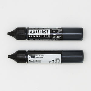 Sennelier Abstract Acrylic Liner 27ml Mars Black