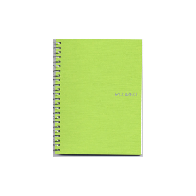 Ecoqua Spiralbound Grid Notebook Lemon A5