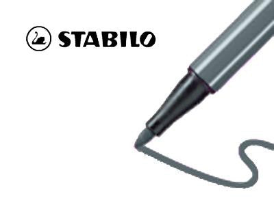 Stabilo 68 Felt Tip Pen Dark Gray