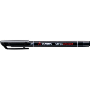 Stabilo OHPen Permanent Black Medium