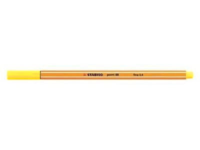 Stabilo Point 88 Fineliner Pen Neon Yellow