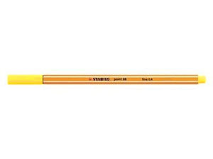 Stabilo Point 88 Fineliner Pen Neon Yellow