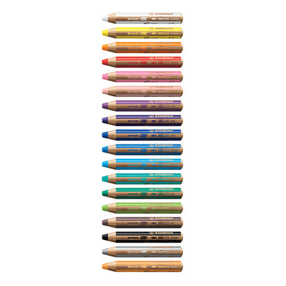 Woody Set with Sharpener 10-Color