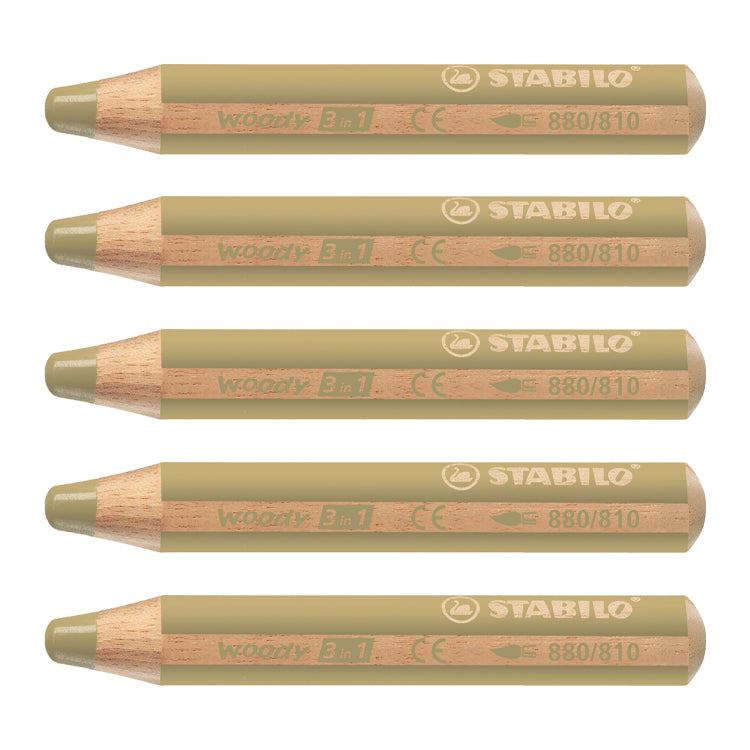 Stabilo Woody Pencil Gold 5 Pack