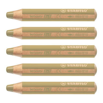 Stabilo Woody Pencil Gold 5 Pack