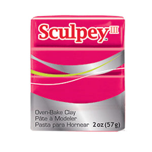 Sculpy III Polymer Clay 2oz Red