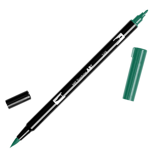 Tombow Dual Brush Marker 249 Hunter Green