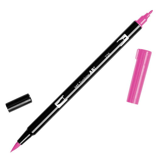Tombow Dual Brush Marker 725 Rhodamine Red