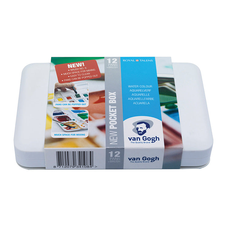Van Gogh Watercolor Pocket Box 12 Color Set