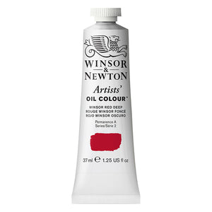 Winsor Newton Artists Oil Color Winsor Red Deep 37ml