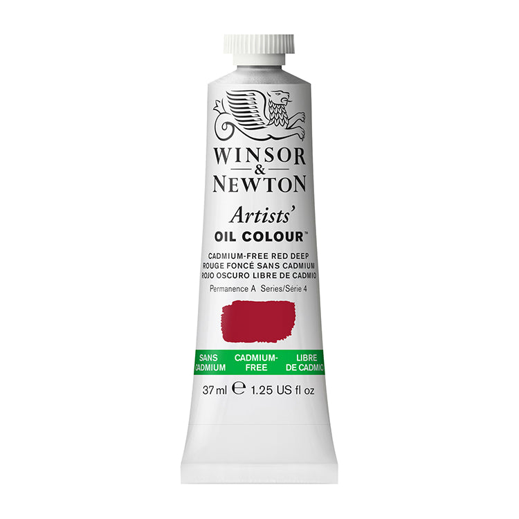 Winsor Newton Artists OIl Color 37ml Cadmium Free Red Deep