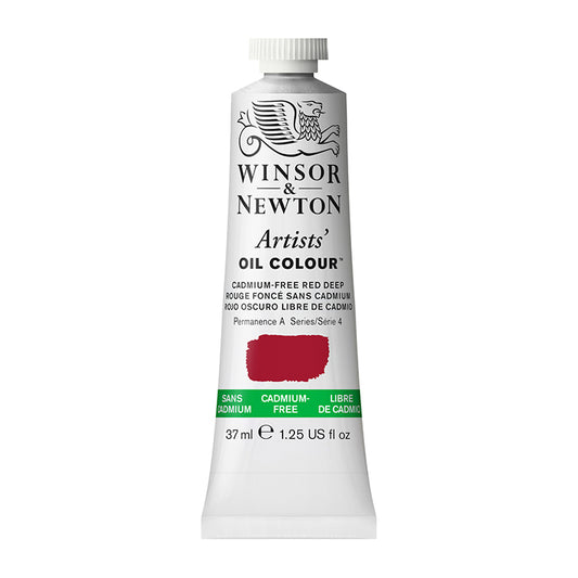 Winsor Newton Artists OIl Color 37ml Cadmium Free Red Deep
