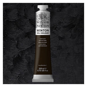 Winsor Newton Winton Oil Color Lamp Black 37ml