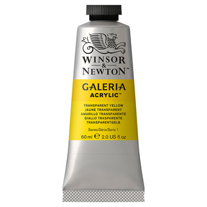 Winsor Newton Galeria Acrylic Transparent Yellow 60ml