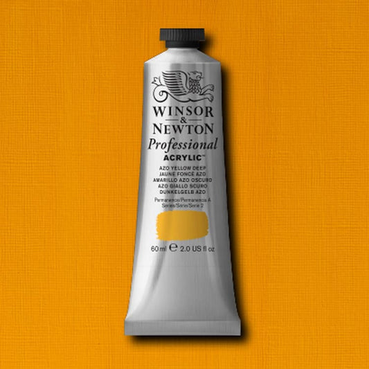 Winsor Newton Artists Acrylic Azo Yellow Deep 60ml