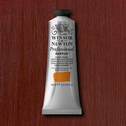 Winsor Newton Artists Acrylic Burnt Sienna 60ml
