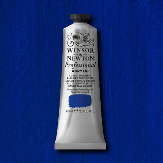 Winsor Newton Artists Acrylic Cobalt Blue Deep 60ml ⚠️