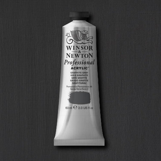 Winsor Newton Artists Acrylic Graphite Grey 60ml
