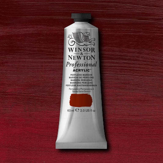 Winsor Newton Artists Acrylic Perylene Maroon 60ml