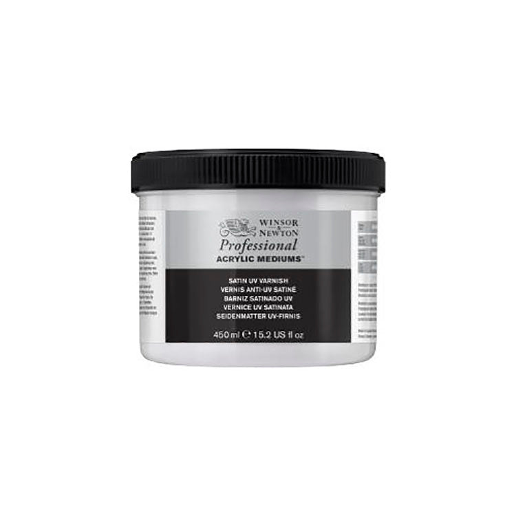 Winsor Newton Acrylic Satin UV Varnish 500ml Jar