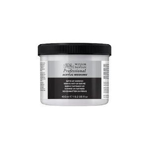 Winsor Newton Acrylic Satin UV Varnish 500ml Jar
