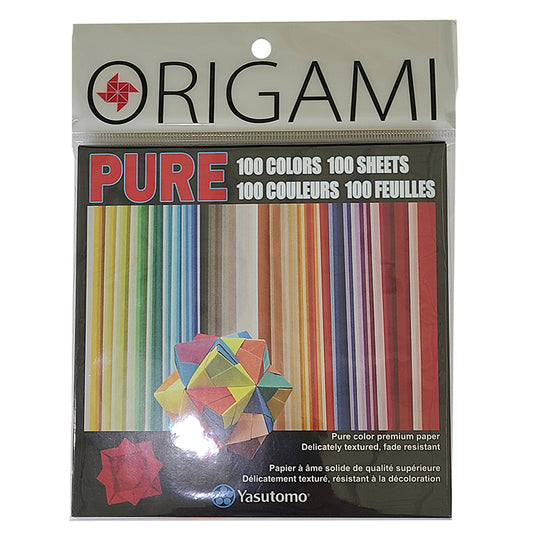 Origami Paper Pure 100 Color 100 Sheets